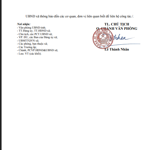 lich lam viec tuan 1